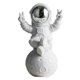 thumbnail image 4 of Astronauta Figura Estatua Estatuilla Escultura Decoración De La Oficina En Casa Plata C, 4 of 5