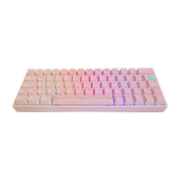 Teclado Mecánico Inalambrico KAI Rosado Switch Silver