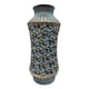 thumbnail image 1 of Florero Jarron Ceramica Diseño Nordico Azul Dorado Grande, 1 of 4