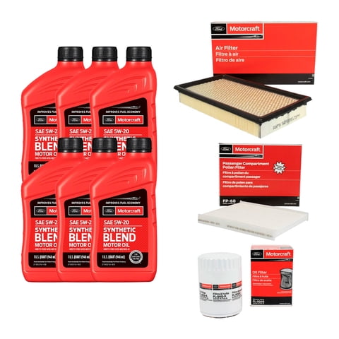 Motorcraft - Kit Mantencion Ford Explorer Filtro Aceite+Aire+Aceite
