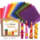 thumbnail image 1 of Kit para hacer velas Bingfuego con 12 láminas de cera de abeja de 20 x 20 cm, 1 of 7