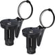 thumbnail image 1 of Juego de 2 piezas Mini espejo de bicicleta urbana ajustable - Espejo de mango retrovisor plegable - Lente convexa con rotación de 360 grados (Negro), 1 of 7