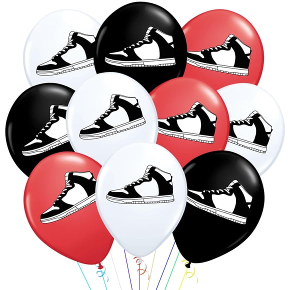Globos deportivos de látex, 30 unidades, 12 pulgadas, decoración para fiestas de baloncesto