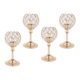 thumbnail image 1 of Candelabro De Cristal Con Mosaico De 4 Piezas, Soporte Para Luz De Té, Candelabro Dorado-S, 1 of 6