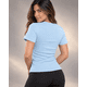 thumbnail image 3 of Polera Deportiva Mujer Manga Corta Acanalada Cuello Redondo, 3 of 4