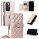 thumbnail image 1 of Funda tipo billetera FOXDOCK para OPPO Reno 12 Pro 5G – Tapa abatible con correa para mujer, 1 of 5