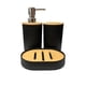 thumbnail image 1 of Set Juego De Baño 3 Pieza Jabon Dispensador Cepillo Bambu N, 1 of 1