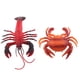 thumbnail image 1 of 2 Uds Modelo Falso Exhibición Animales Marinos Artificiales Decoración Langosta Y Cangrejo, 1 of 5
