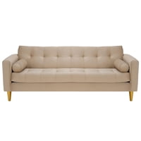 Bodevir - Sofa Retro 3Cg Felpa 01 Beige