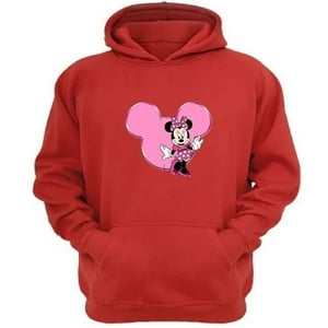 Genérico - Polerón Canguro Ratoncita M. Rojo Talla Xs Unisex
