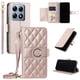 thumbnail image 1 of Funda tipo billetera FOXDOCK para Xiaomi 14T – Tapa abatible con correa para mujer, 1 of 5