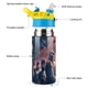 thumbnail image 3 of The Bad Batch Botella de Agua con Tapa Pop Top de Un Toque, Acero Inoxidable, a Prueba de Fugas, para Deportes, Botella Infantil azul 12 oz, 3 of 6