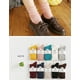 thumbnail image 5 of Calcetines de mujer. Calcetines tobilleros informales con puños vueltos y volantes, transpirables, de algodón fresco, con diseño de lechuga y volantes (paquete de 3), 5 of 5