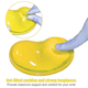thumbnail image 3 of Almohadilla de muñeca de gel de silicona, almohadilla ergonómica translúcida con forma de corazón para el descanso de la muñeca, almohada para la mano que alivia eficazmente la fatiga de la muñeca., 3 of 5