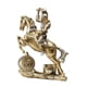 thumbnail image 3 of Estatua De Caballero Dorado A Caballo, Accesorios, Dise?o Retro Clásico Versátil, 19x7x25cm, 3 of 5
