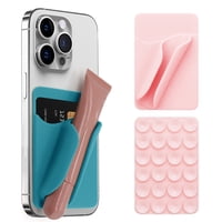 Genérico - Ventosa Tipo Silicona Labial Lip Glaze Funda Teléfono Móvil Soporte Teléfono Móvil Funda Protectora Soft Shell Funda Protectora Teléfono-Rosa