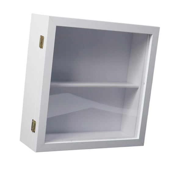 Vitrina Protectora A Prueba De Polvo, Caja De Almacenamiento Montada En La Pared Para Manualidades Y Juguetes