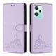 thumbnail image 5 of Funda tipo cartera FOXDOCK para Oneplus Nord 2 Lite con soporte, ranuras, RFID, diseño de gato, 5 of 5