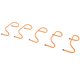 thumbnail image 3 of Vallas de entrenamiento Trademark Innovations 15 cm Naranja - Pack de 5, 3 of 5