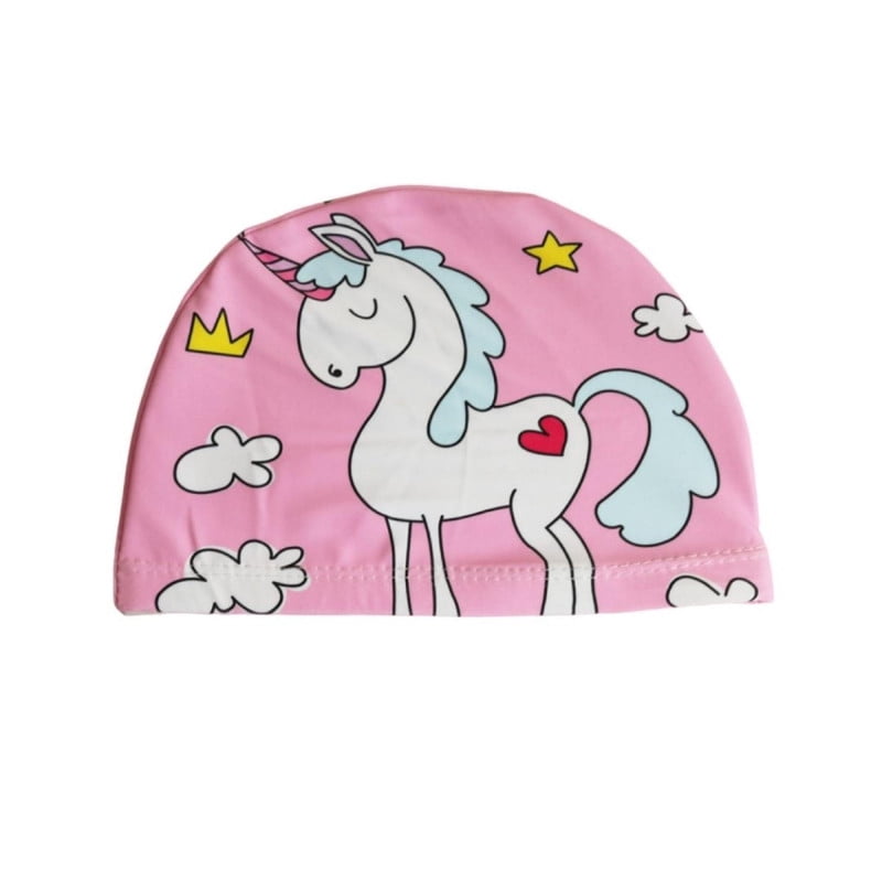 Babyluna - Gorro Natación De Niños 1 A 7 Años, Unicornio
