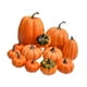 thumbnail image 1 of 12 Piezas De Calabazas Artificiales De Otoño De Color Naranja Para Decoración Del Hogar, 1 of 5