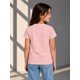 thumbnail image 2 of Poleras Niños Basica 100% Algodon Manga Corta Cuello Redondo Rosa 10 Lisa, 2 of 3