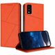 thumbnail image 1 of Funda Cartera Magnética para TCL 30T Protección Antichoque con Ranuras Naranja, 1 of 6