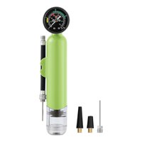 Ioensy - Bomba De Pelota Con Manómetro, Pelota De Yoga Ligera, Bomba De Baloncesto Portátil, Color Verde