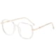 thumbnail image 1 of Gafas modernas y sencillas anti-luz azul y anti-radiación, hechas de vidrio y metal., 1 of 5
