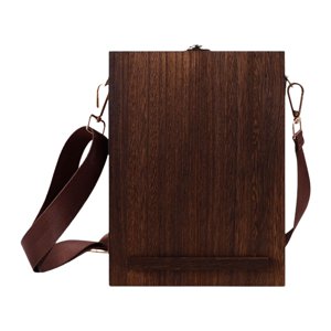 Magideal - Caja De Madera Tipo Mensajero Para Escritores, Caballete Para Bocetos En Caja, Bolsa De Almacenamiento, Caja De Caballete Artístico Para Pintura Artís