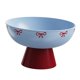 thumbnail image 2 of Frutero Para Encimera De Cocina, Plato Para Dulces, Bandeja Para Servir Multiusos Con Base Alta, Color Azul, 2 of 5