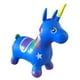 thumbnail image 1 of Unicornio Saltarín Inflable Con Sonido Azul, 1 of 3