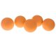 thumbnail image 4 of 2.5 '' eva ball bouncy balls soft foam balls pet kid toys paquete de 5 naranjas, 4 of 5