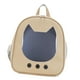 thumbnail image 3 of Mochila Transportadora Para Gatos Ventilada Grande Aprobada Por Aerolíneas Caminar Senderismo Caqui, 3 of 5
