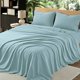 thumbnail image 2 of Juego de ropa de cama OnlySet tamaño completo 100% lino francés azul, 2 of 7