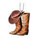 thumbnail image 5 of Accesorio De Vaquero Con Patrón 2D, Decoración Colgante, Accesorios Versátiles, Estilo Acrílico D, 5 of 5