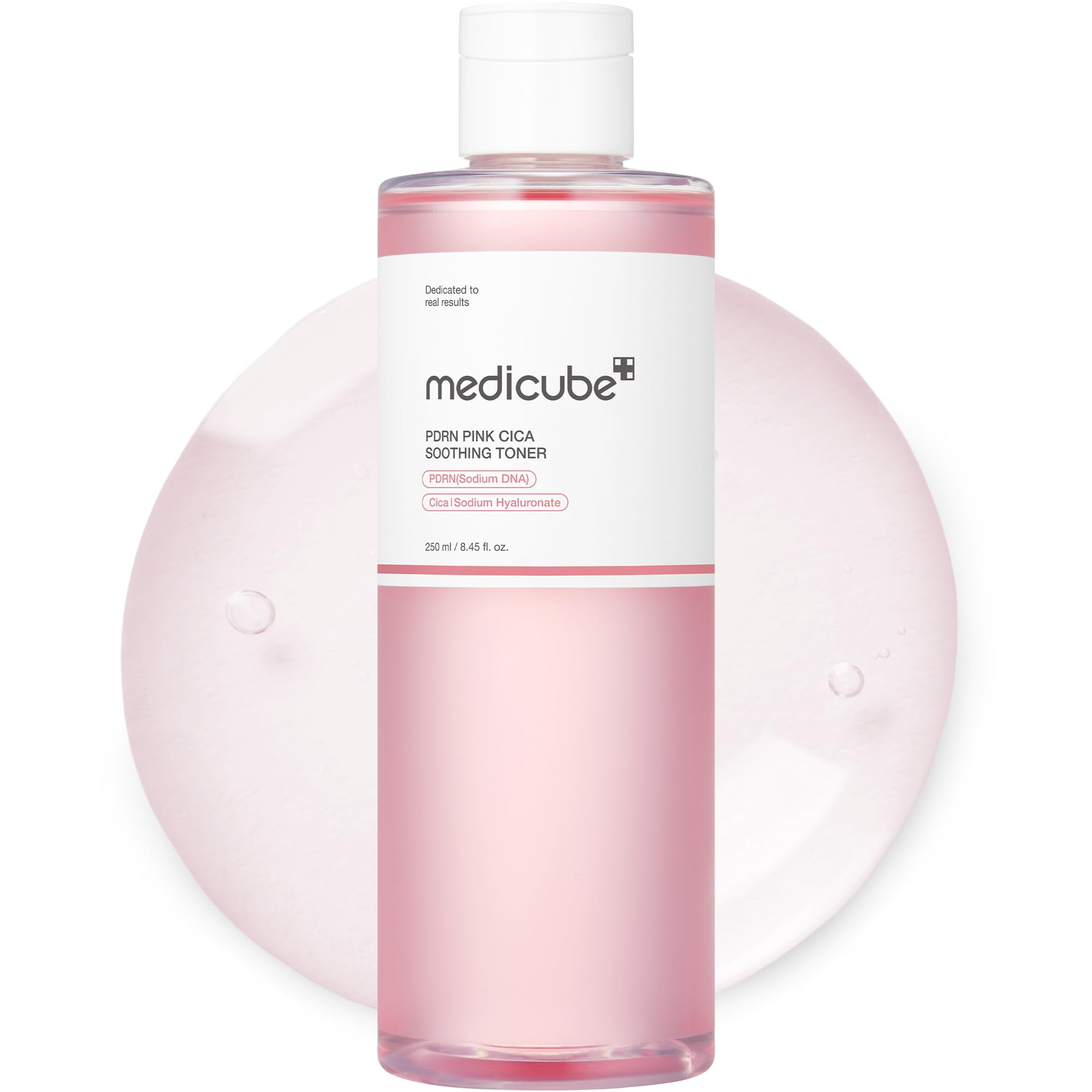 Tónico Medicube Salmon Dna Pdrn Pink Cica Calmante 250 Ml