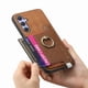 thumbnail image 4 of Funda Magnética Para Samsung Galaxy A34 Con Billetera Y Anillo Protector Resistente Marrón, 4 of 5
