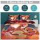 thumbnail image 5 of Ch_arma_nder Print Bedding Set Pattern Duvet Cove Set 3 Pieces 1 Quilt Cover And 2 Pillowcases for Women Men Teens, 5 of 5