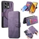 thumbnail image 1 of Funda Billetera Magnética para Xiaomi Redmi Note 13 5G Soporte Tarjetas Desmontable Morado, 1 of 6