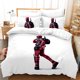 thumbnail image 1 of Deadpool Bedding Set Duvet Cover Soft Quilt Cover Pillowcases Gift3-Piece Bedding Set (1 Duvet Cover + 2 Pillow Shams), 1 of 5