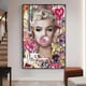 thumbnail image 3 of Póster e impresión en lienzo de Audrey Hepburn, Marilyn Monroe, "Soplando burbujas", arte callejero para pared, para sala de estar, 45 x 65 cm, sin marco., 3 of 7