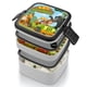 thumbnail image 4 of Leo, Guardabosques de la Vida Salvaje Fiambrera de Doble Capa, Contenedor de Almuerzo Portátil Apilable, Almacenamiento de Alimentos Hermético a Prueba de Fugas, 1000ml, 4 of 6