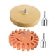 thumbnail image 3 of 2 herramientas genéricas para quitar calcomanías de ruedas con borrador, rueda de goma con adaptador de taladro para ventanas de RV, aplicación rápida, 3 of 5