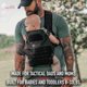 thumbnail image 3 of Portabebés WOLF TACTICAL para niños pequeños y portabebés para hombre, 3 of 8