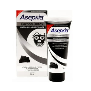 Asepxia Mascarilla Peel Off Purificante Carbón 30 Gr