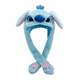 thumbnail image 1 of Gorro Felpa Stitch Mueve Las Orejas Con Luces De Colores, 1 of 6