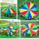 thumbnail image 5 of Juega Parachute SPINFOX Juega en paracaídas, 6 colores, 20 pies con asas, 5 of 6