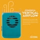 thumbnail image 3 of Ventilador de Collar O2COOL a Pilas Ajustable en Color Verde Azulado, 3 of 7