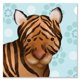 thumbnail image 1 of Arte de pared Oopsy Daisy Aaron el tigre lienzo 25 x 25 cm, 1 of 5